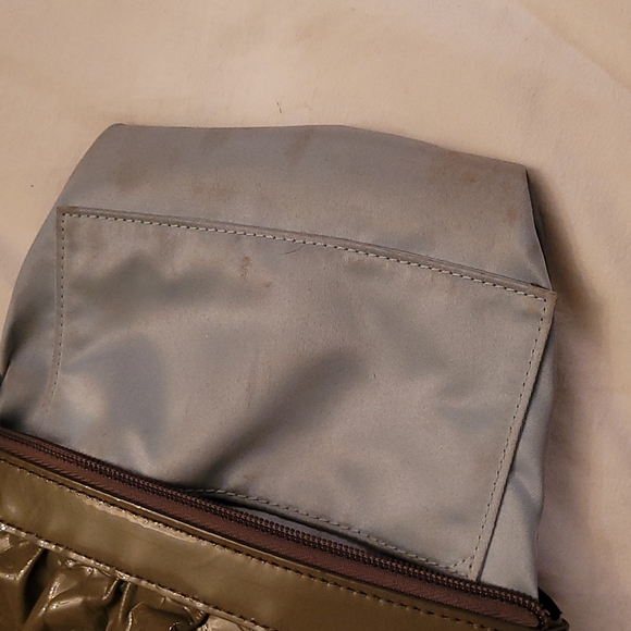 Coach Patent Leather Wristlet in Khaki - Picture 6 of 7